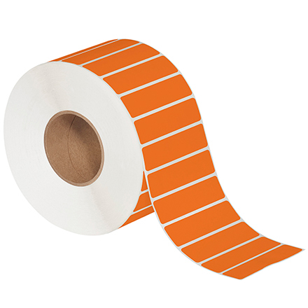 4 x 1" Orange Direct Thermal Labels